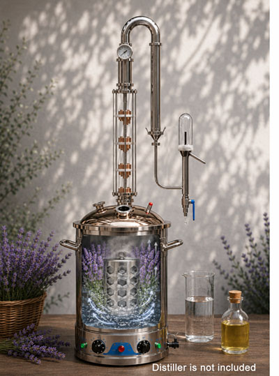 Aquahex essential oil & hydrosol extraction